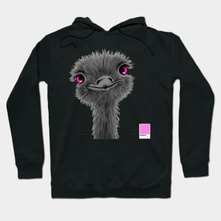 OSTRICH PINK - white full  by COLORBLIND WorldView Hoodie